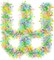 33Ft Easter Tinsel Garland with Confetti Colorful Metallic Tinsel Twist Garland Spring Hanging Garland Decoration for Easter Holiay Door Tree Mantel Party Supplies